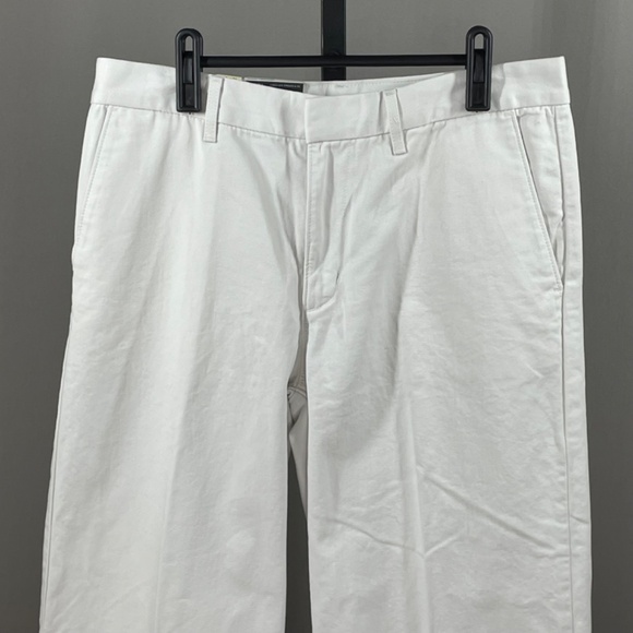NEW Levis Pants Womens 27 off white cotton baggy straight leg trouser casual - Picture 2 of 12